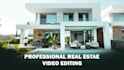do luxury real estate walkthrough and home tour video editing