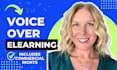 record a professional female english elearning voice over