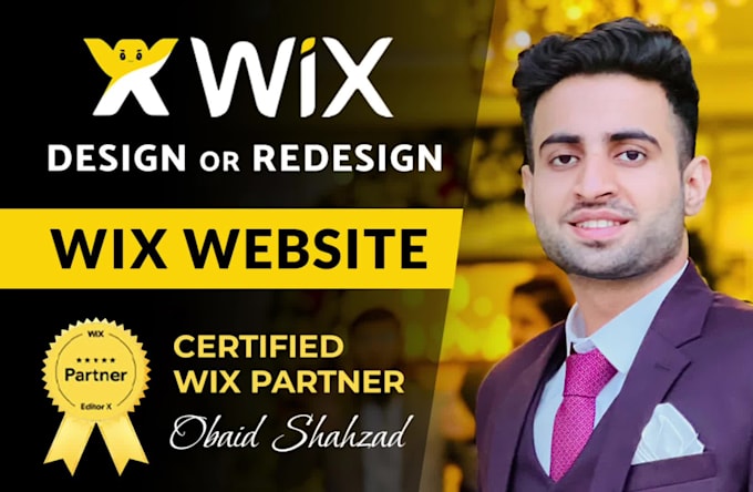 design wix landing page or do wix redesign or wix studio website expert