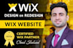 design wix landing page or do wix redesign or wix studio website expert