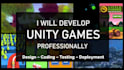 develop 2d game in unity for mobile web and PC