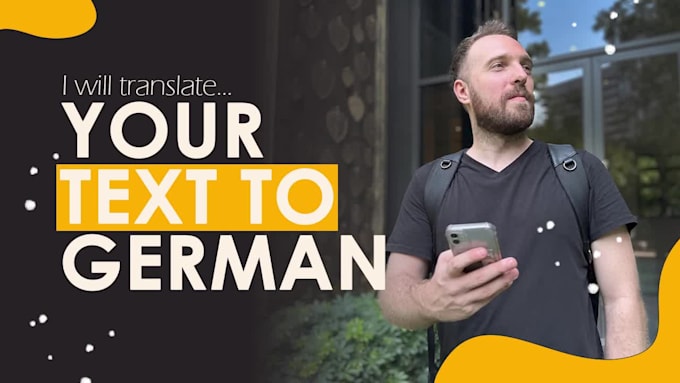 translate any language to native german