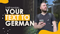 translate any language to native german