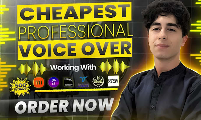 record the cheapest italian 500 words voiceover