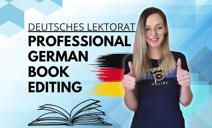 professionally proofread and edit your german book