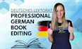 professionally proofread and edit your german book