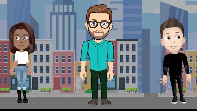 Turn your memoji or bitmoji into an adobe character animator puppet by  Theaproduction | Fiverr
