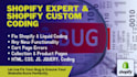 fix your shopify store error bug or liquid coding