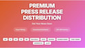 write and distribute a press release to top news sites