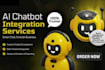 create a custom ai chatbot with API integration and automation