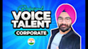 be your hindi male voice over artist for corporate narration and elearning