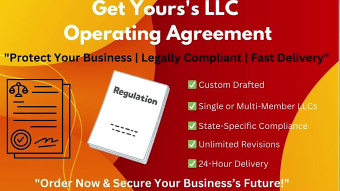 draft your legal documents, contract, llc operating agreement, corporate bylaws