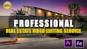 do cinematic real estate video editing in 24 hours