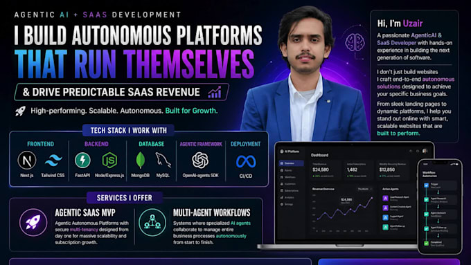 develop your agentic ai workflow and saas application