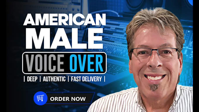 do a warm deep natural american english male voice over fast
