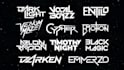 do dj, music, band, typography, custom font logo