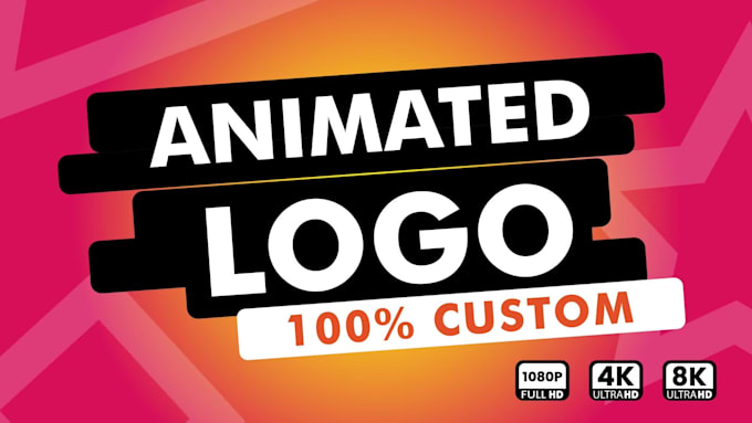 create animated logo, intro outro video