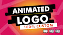create animated logo, intro outro video