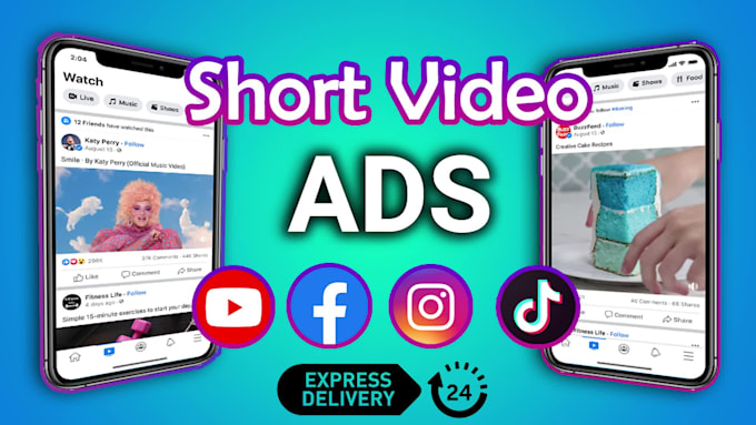create cinematic promotional video ad for facebook and any platforms