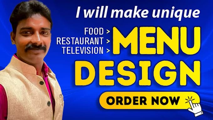 make food menu, restaurant menu and menu board design