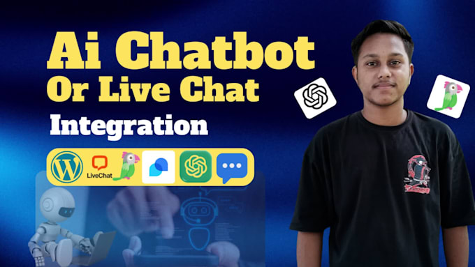 integrate ai chatbot and live chat support on wordpress website