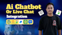 integrate ai chatbot and live chat support on wordpress website