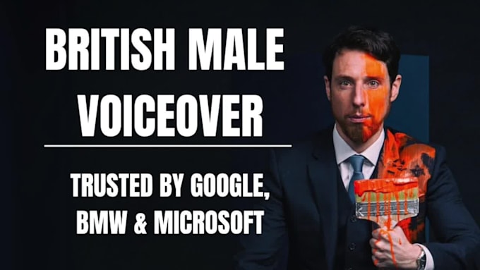 record a professional british english male voice over