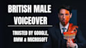 record a professional british english male voice over