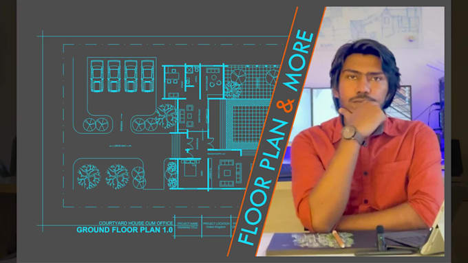 do 2d floor plan, house plan design, or drafting