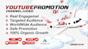 do organic youtube video and channel promotion