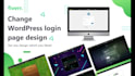customize the wp login page on wordpress