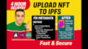 bulk upload nft collection to ipfs and fix nft metadata
