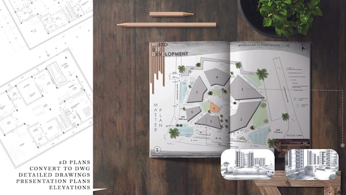 do professional autocad 2d floor plan, house plan and building plan