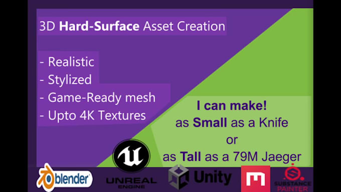 make 3d model props for game or animation
