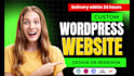 do wordpress website development with elementor pro