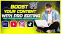 do professional faceless video editing on youtube