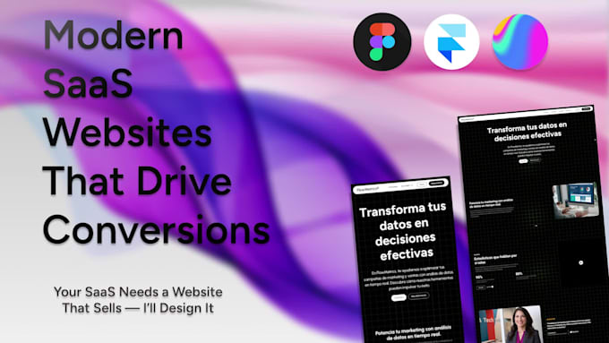 design a modern saas site that converts users