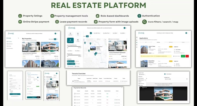 build a complete real estate website