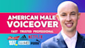 record a young adult american male voice over in US english