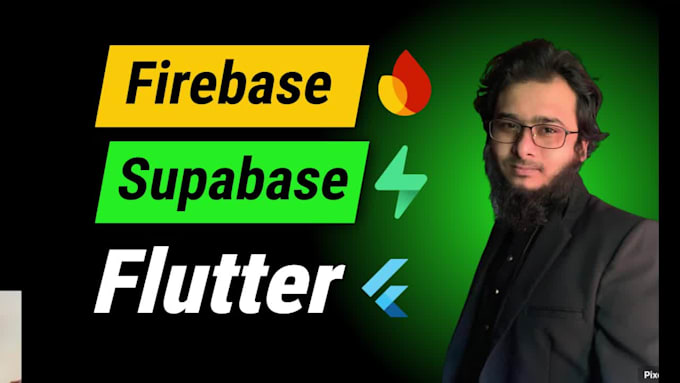 develop flutter app with firebase or supabase