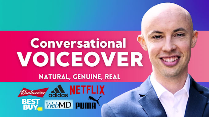 record a natural, conversational, american male voiceover narration