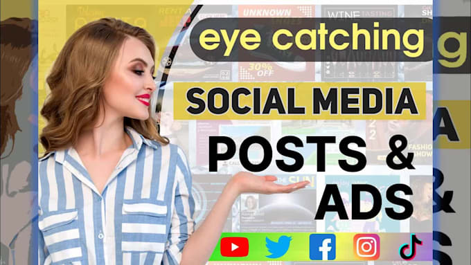 attractive social media posts and ads