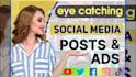 attractive social media posts and ads