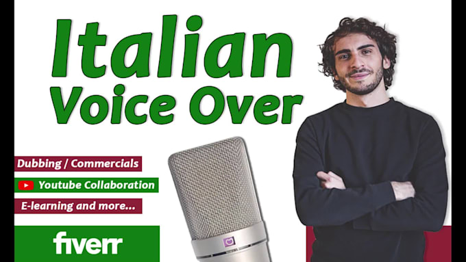 record an italian professional voice over