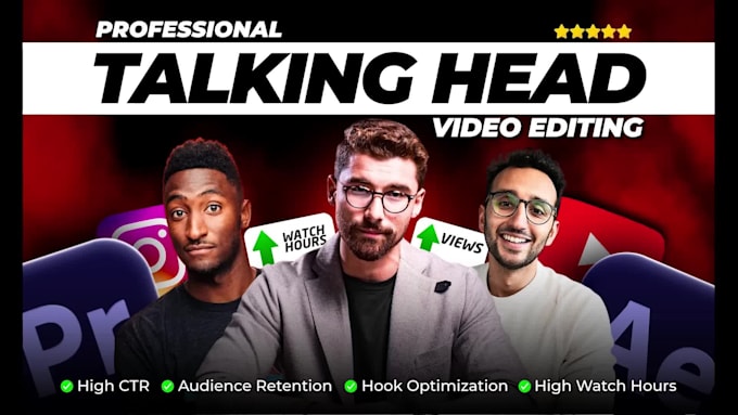 do professional talking head and vsl video editing