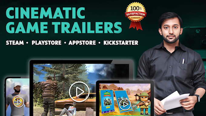 create cinematic game trailer or gameplay promo