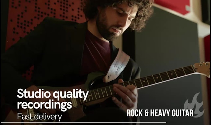 record a studio quality rock or heavy guitar