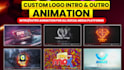 create custom logo intro and outro for youtube or instagram