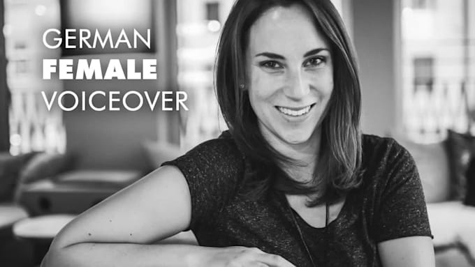 Hot Review! I will record a professional female german voice over for you