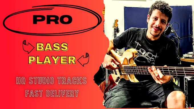be your bassist and record a bass track for you